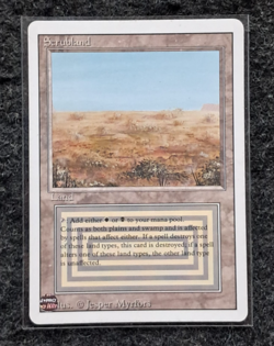 MTG Dual Land Scrubland NM- Revised (Artist Jesper Myrfors) - Image 3