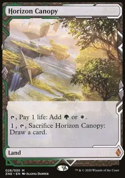 Horizon Canopy (26/30) Zendikar Rising Expeditions NM MTG Magic the Gathering - Image 1