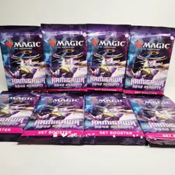 8x Kamigawa Neon Dynasty Set Booster Pack Magic The Gathering New Sealed NIP 195166104973 - Image 2