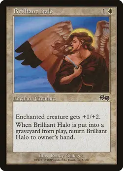 Brilliant Halo - Urza's Saga (USG) - MTG Rare English Non Foil - Image 1