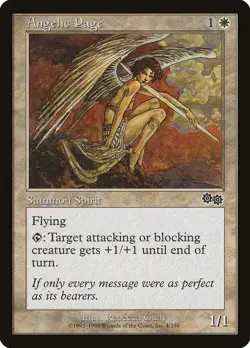 Angelic Page - Urza's Saga (USG) - MTG Rare English Non Foil - Image 1
