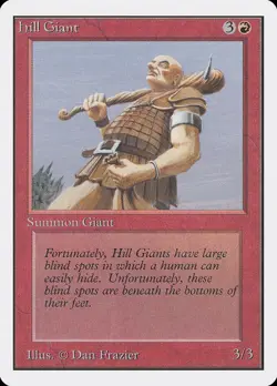 Hill Giant - Unlimited Edition (2ED) - MTG Rare English Non Foil - Image 1