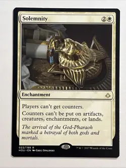 MTG Solemnity - Hour of Devastation - LP Rare Enchantment! - Image 1