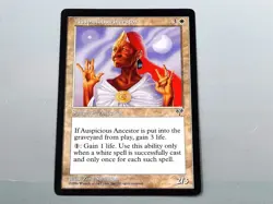 MTG - MIRAGE (BB/'96) - AUSPICIOUS ANCESTOR - VERH. VORFAHR / RARE /NEVER PL./NM - Image 1