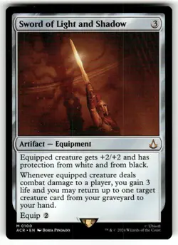 MTG / Sword of Light and Shadow / ACR / #0100 / Regular / Mythic / NM - Image 1