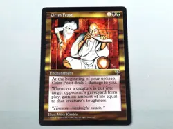 MTG - MIRAGE (BB/'96) - GRIM FEAST - SCHRECKLICHES SCHLACHTFEST/RARE/NEVER P./NM - Image 1
