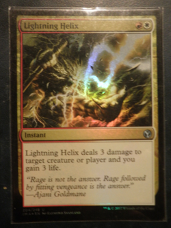 mtg magic lightning helix FOIL ENGLISH helice d'eclairs iconic masters 2 availab - Image 1