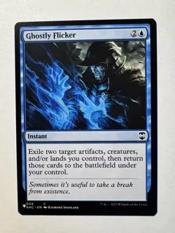 Ghostly Flicker The List Reprints Non-Foil MTG NM - Image 1