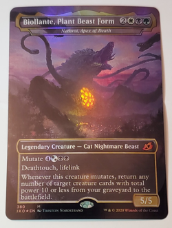 Biollante, Plant Beast Form Borderless Foil 380 IKO LP See Photos [Ikoria:MTG] - Image 1