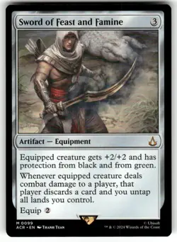 Sword of Feast and Famine - Universes Beyond: Assassin's Creed (ACR)NM NONFOIL - Image 1