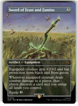 Sword of Feast and Famine, Borderless Non-Foil, ACR 0124 Mythic - Image 1