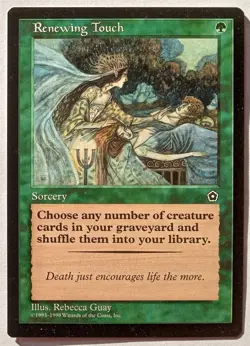 Magic MTG - Renewing Touch - Portal 2 Second Age - LP - Image 1