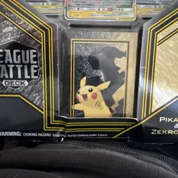 Pikachu & Zekrom-GX Pokemon TCG League Battle Deck - Please Read Description - Image 5