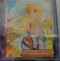 Lillie's Determination 184/132 Me01: Mega Evolution Holo Pokemon Tcg NM/MINT - Image 2