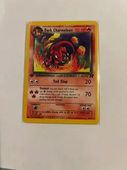 NM Dark Charmeleon 32/82 Team Rocket Regular 1st Edition Pokemon TCG - Image 1