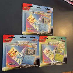 Pokemon Prismatic Evolutions Tech Sticker Collection X3 - Image 2