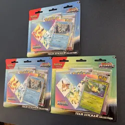 Pokemon Prismatic Evolutions Tech Sticker Collection X3 - Image 3