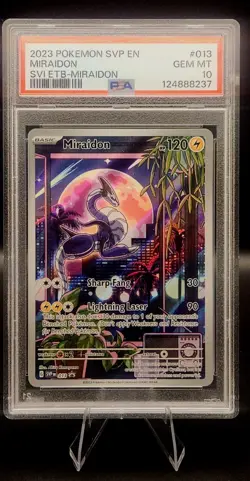 Pokemon Miraidon Scarlet & Violet ETB Promo SVP EN 013 PSA 10 - Image 1