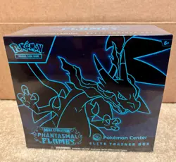 Pokemon TCG Phantasmal Flames Pokemon Center ETB Factory Sealed NEW - Image 1