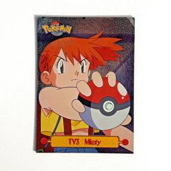 Misty #TV3 Pokemon 1999 Topps TV | TEXTURED HOLO FOIL | LIGHTLY PLAYED - Image 2