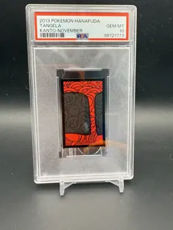 2013 POKEMON HANAFUDA KANTO NOVEMBER TANGELA PSA 10 - Image 1