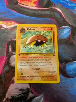 Kabuto - 1999 Pokemon 1st Edition Fossil Set 50/62 NM Near Mint Unplayed (C) - Image 1