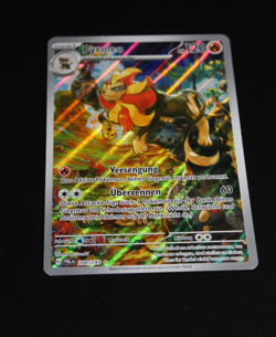 Pokemon Pyroleo Art Rare | Deutsch 200/193 Entwicklungen in Paldea **very good * - Image 1