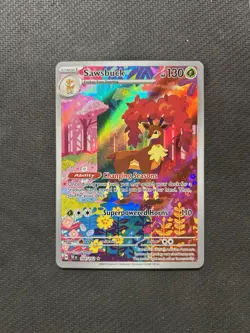 Pokemon TCG Sawsbuck 166/162! NM Condition! See Description! - Image 1
