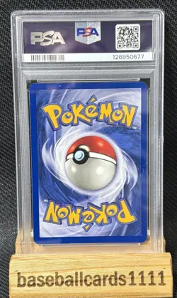 1999 POKEMON BASE SET UNLIMITED #14 RAICHU-HOLO PSA 7 P1 - Image 2