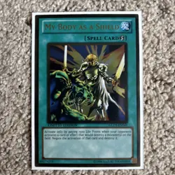 YuGiOh! GLD3-EN041 My Body as a Shield Gold Rare Limited Edition - Image 1