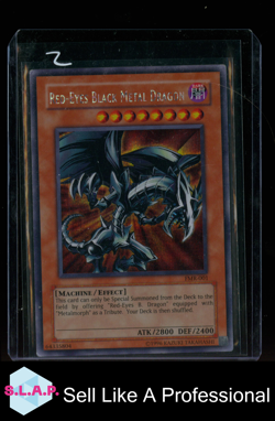 RED-EYES BLACK METAL DRAGON YUGIOH FMR-001 2002 FORBIDDEN MEMORIES - ENGLISH - Image 1