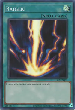Raigeki LOB-EN053 Legend of Blue Eyes White Dragon (25th Anniversary Edition)... - Image 1