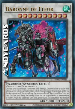 BARONNE DE FLEUR • (Barone Dei Fiori) • Ultra R • RA01 EN034 • 1Ed • Yugioh! - Image 1