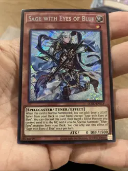 Sage With Eyes Of Blue LCKC-EN015 Unlimited Secret Rare NM +Bonus FREE SHIPPING! - Image 1