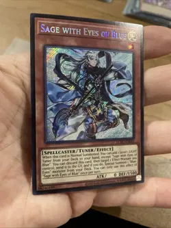 Sage With Eyes Of Blue LCKC-EN015 Unlimited Secret Rare NM +Bonus FREE SHIPPING! - Image 2