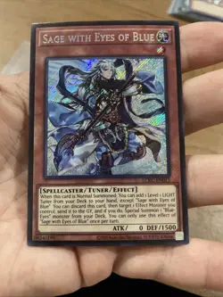 Sage With Eyes Of Blue LCKC-EN015 Unlimited Secret Rare NM +Bonus FREE SHIPPING! - Image 3