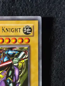 Gaia The Fierce Knight LOB-006 foil shift error, and insufficient ink line LP - Image 4