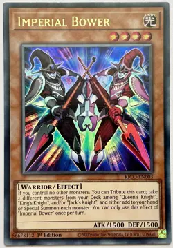KICO-EN003 Imperial Bower - Ultra Rare 1st Edition Lightly Played YuGiOh Card - Image 1