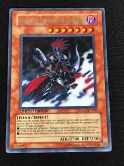 Yugioh Gorz The Emissary of Darkness DLG1-EN000 Secret (LP) - Image 1