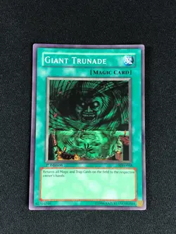 YUGIOH GIANT TRUNADE MRL-048 1ST SUPER PLAY/EDGEWARE - Image 1