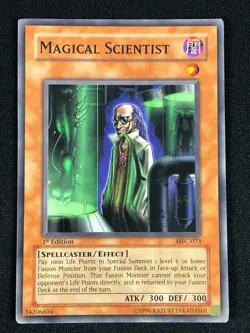 YUGIOH MAGICAL SCIENTIST MFC-073 1ST COMMON (NM) - Image 1