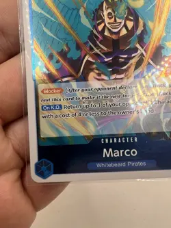 Marco One Piece Royal Blood OP10 055 Holo Foil Rare Blue LP/NM - Image 5
