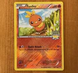 Torchic 12/111, VLP Holo, State Championships, Pokemon League Promo TCG Card - Image 1