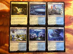 MTG 6 x Azorius Land Rare Card Lot Commander: FINAL FANTASY Near-Mint!! - Image 1
