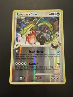 Rayquaza C LV. 73 8/147 Supreme Victors Reverse Holo Rare Pokemon Card - LP #147 - Image 1