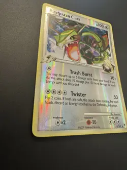 Rayquaza C LV. 73 8/147 Supreme Victors Reverse Holo Rare Pokemon Card - LP #147 - Image 2