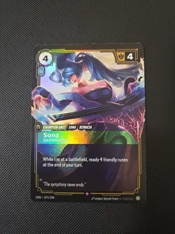 FOIL Riftbound Sona Card OGN 073/298 English League of Legends - Image 1
