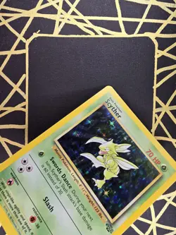 🔥 Scyther 10/64 🔥 Original Holo Rare Jungle Set Pokemon Card WOTC 1999 TCG - Image 5