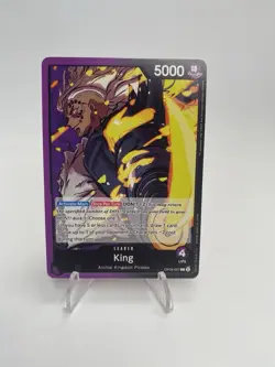 King OP08-091 (Leader Card) Two Legends ONE PIECE Card TCG English - Image 1