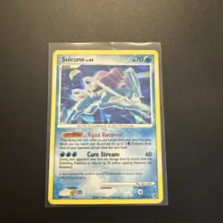 Suicune - 19/132 - Pokemon Secret Wonders Holo Card Cracked Ice Promo LP - Image 1